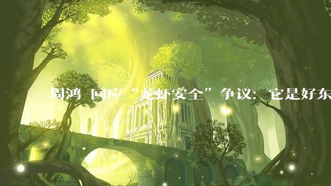 周鸿祎回应“龙虾安全”争议：它是好东西绝非病毒，不发展才是最大安全隐患_智能_OpenClaw_能力