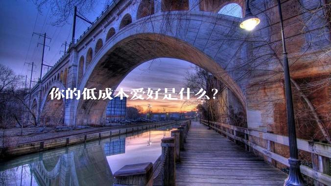 你的低成本爱好是什么？