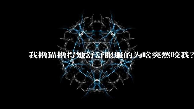 我撸猫撸得她舒舒服服的为啥突然咬我？